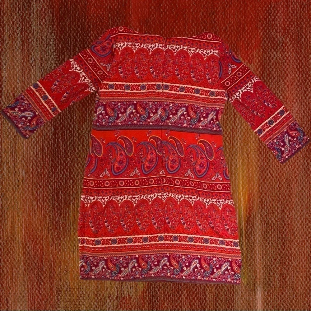 OLD NAVY Women’s Hot Pink Paisley Shift Dress